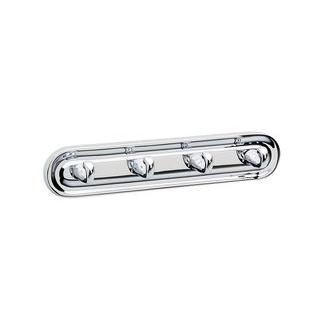 Smedbo K259 1 3/4 in. 4 Hook Towel Hook in Polished Chrome Villa Collection Collection